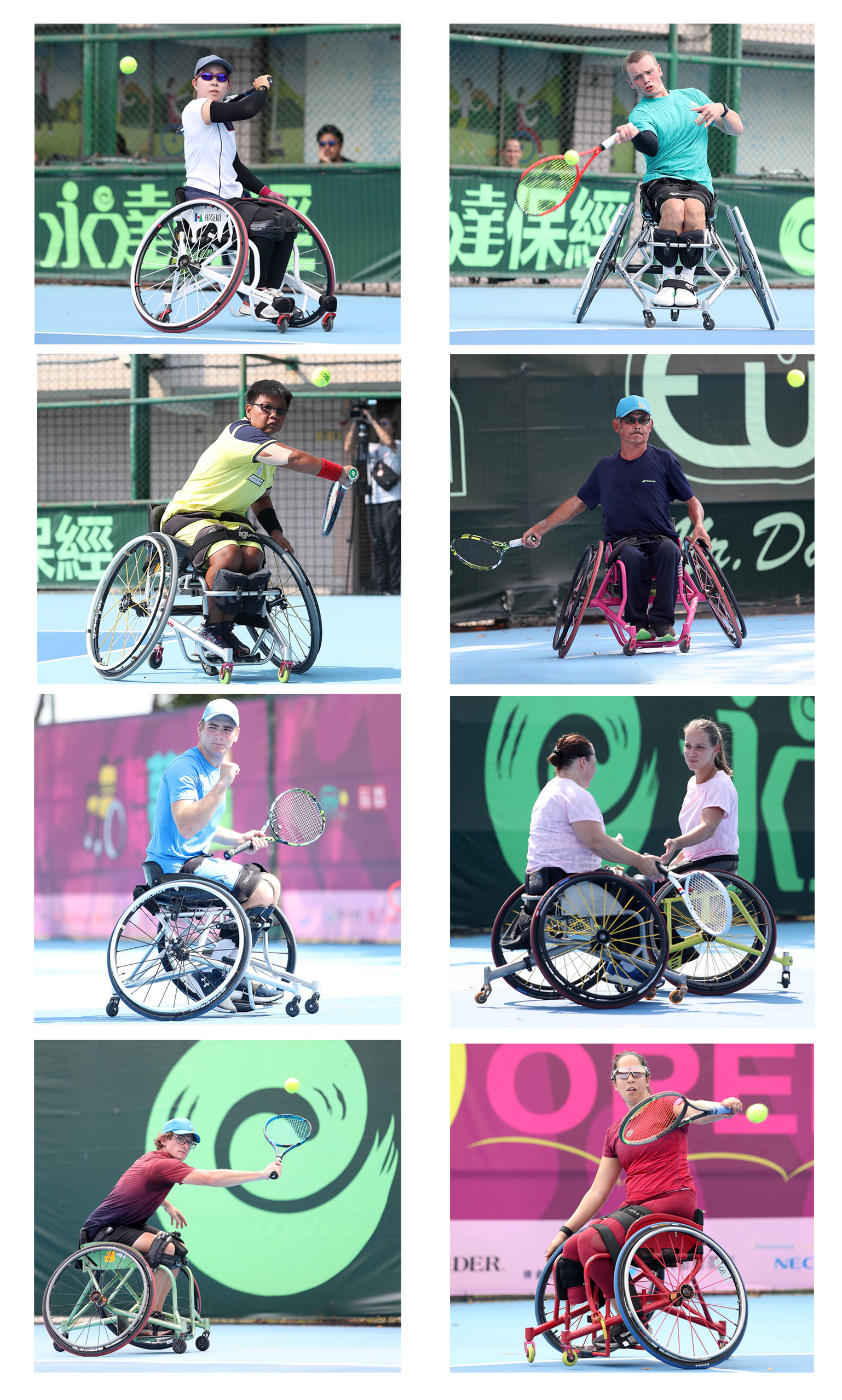 來自國內外征戰世界賽事的好手們齊聚高雄，互相切磋球技。