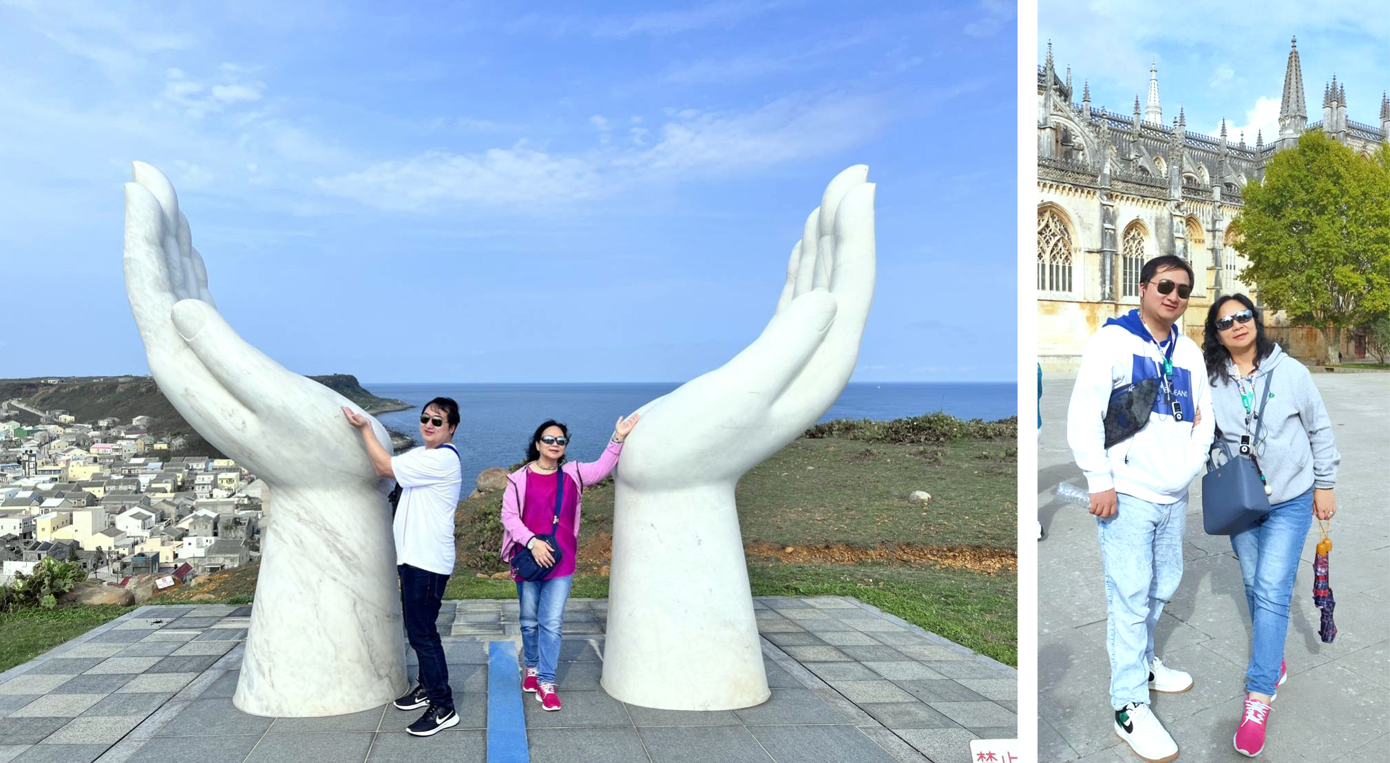 參與獎勵旅遊，母子兩人盡情感受，然後帶著使命感回去，準備再創高峰。