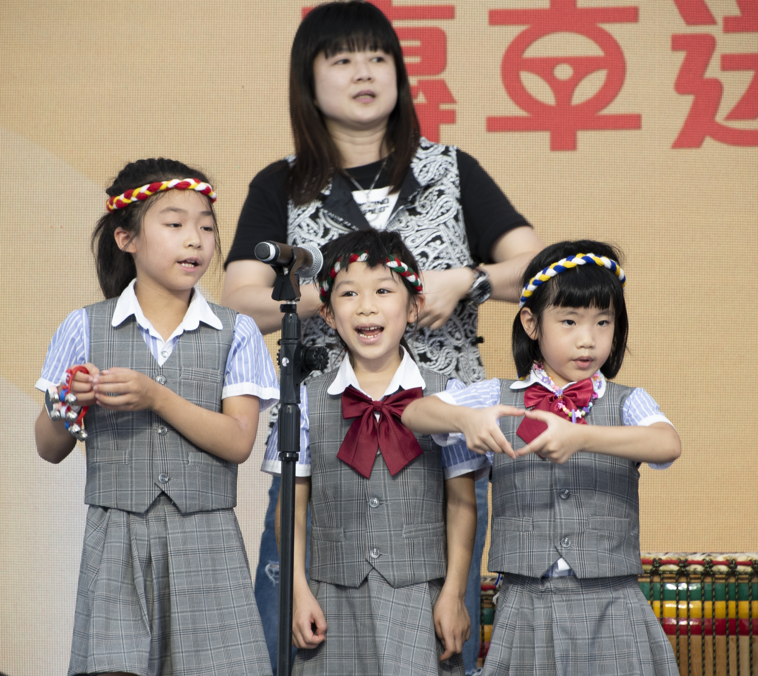 開場表演由台北兒童合唱團帶來原住民歌曲。