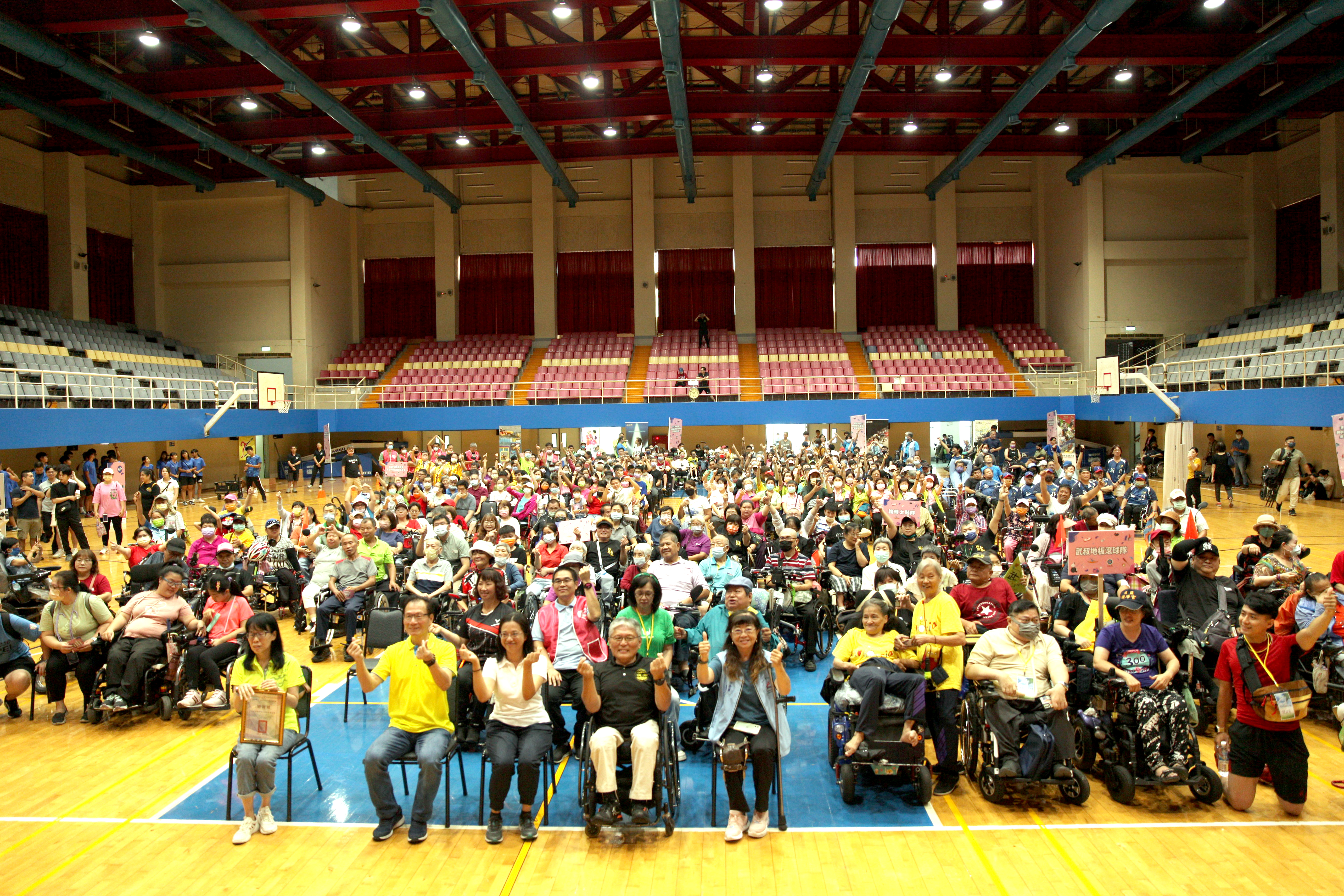 「新北市永達盃身心障礙運動嘉年華」吸引大批朋友來參加。