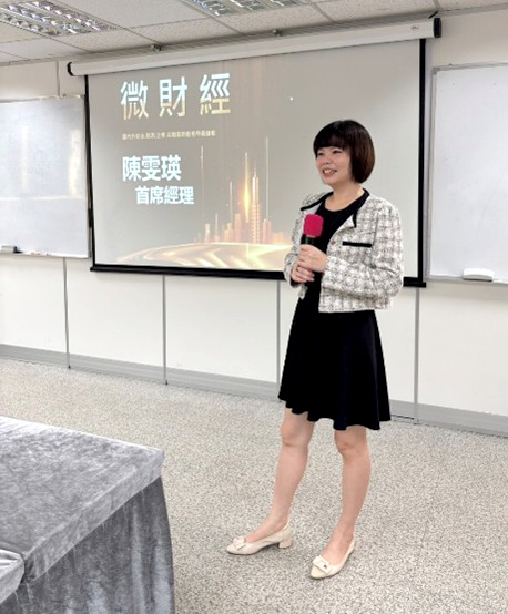 永達的培訓平台讓陳雯瑛經營保險事業更有底氣.