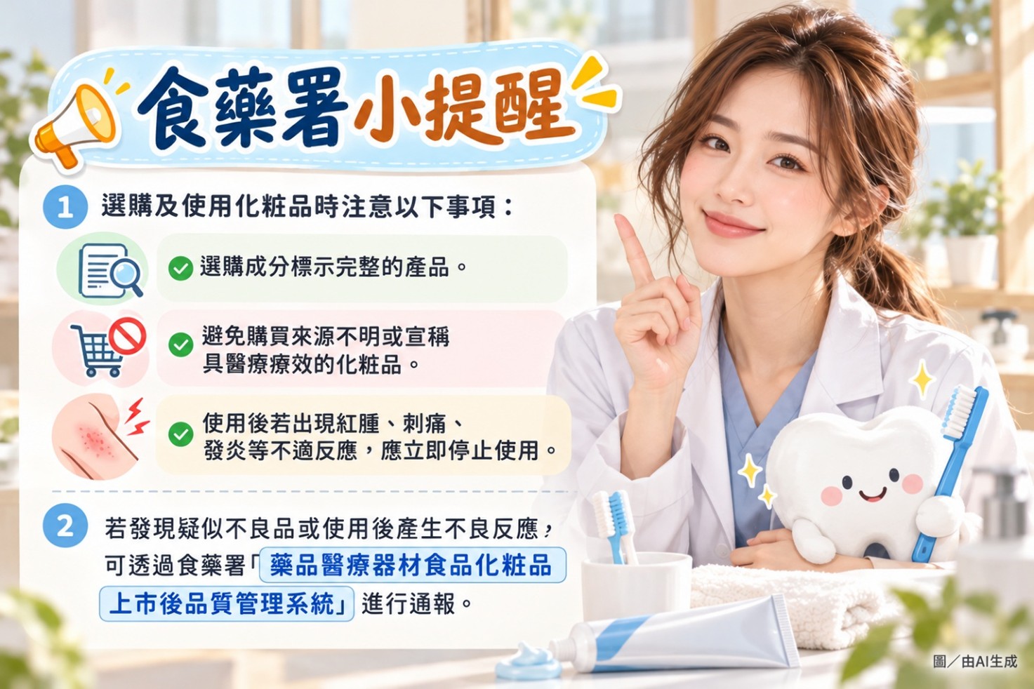 食藥署小提醒