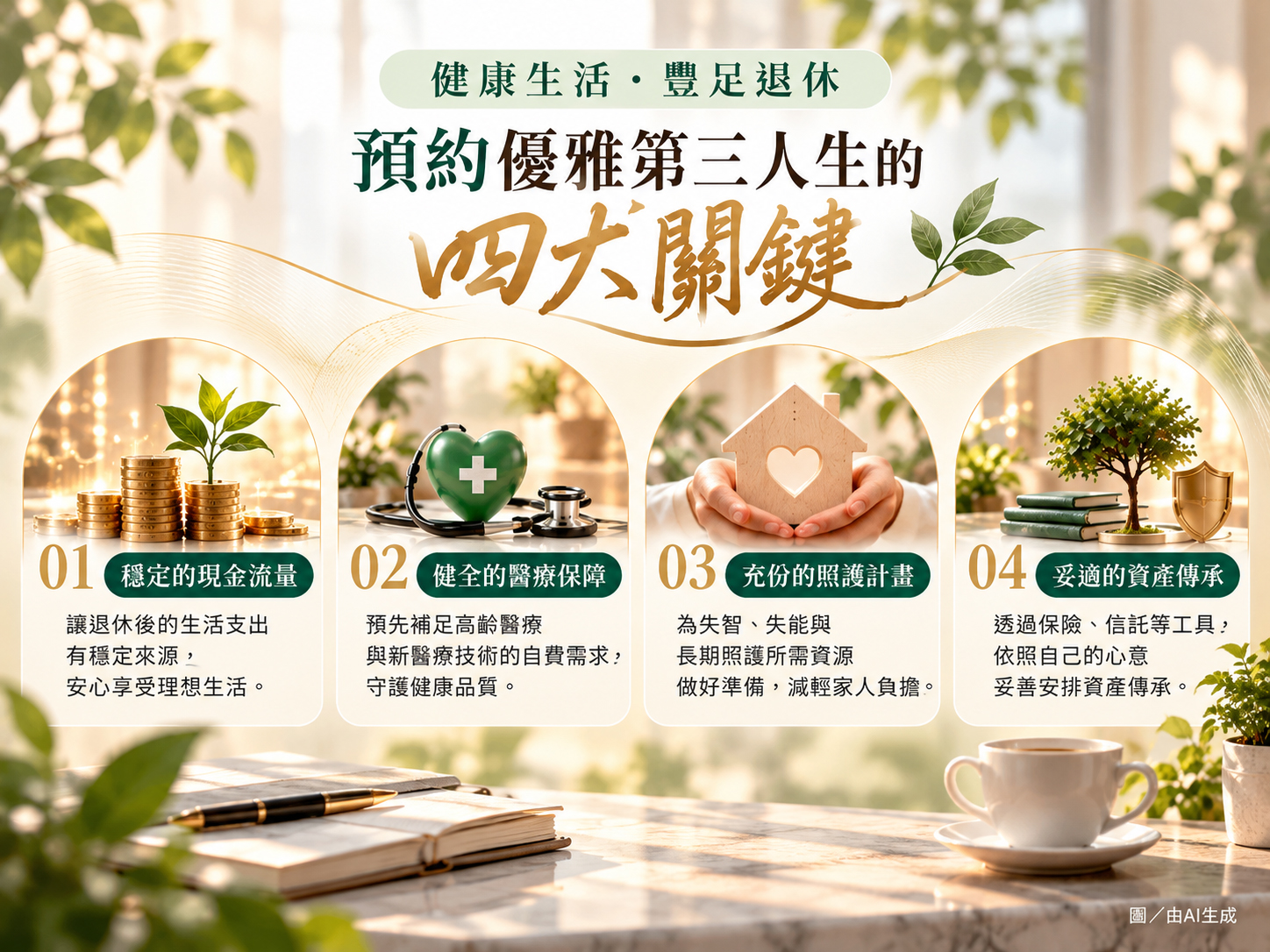 預約價雅第三人生的第四大關鍵