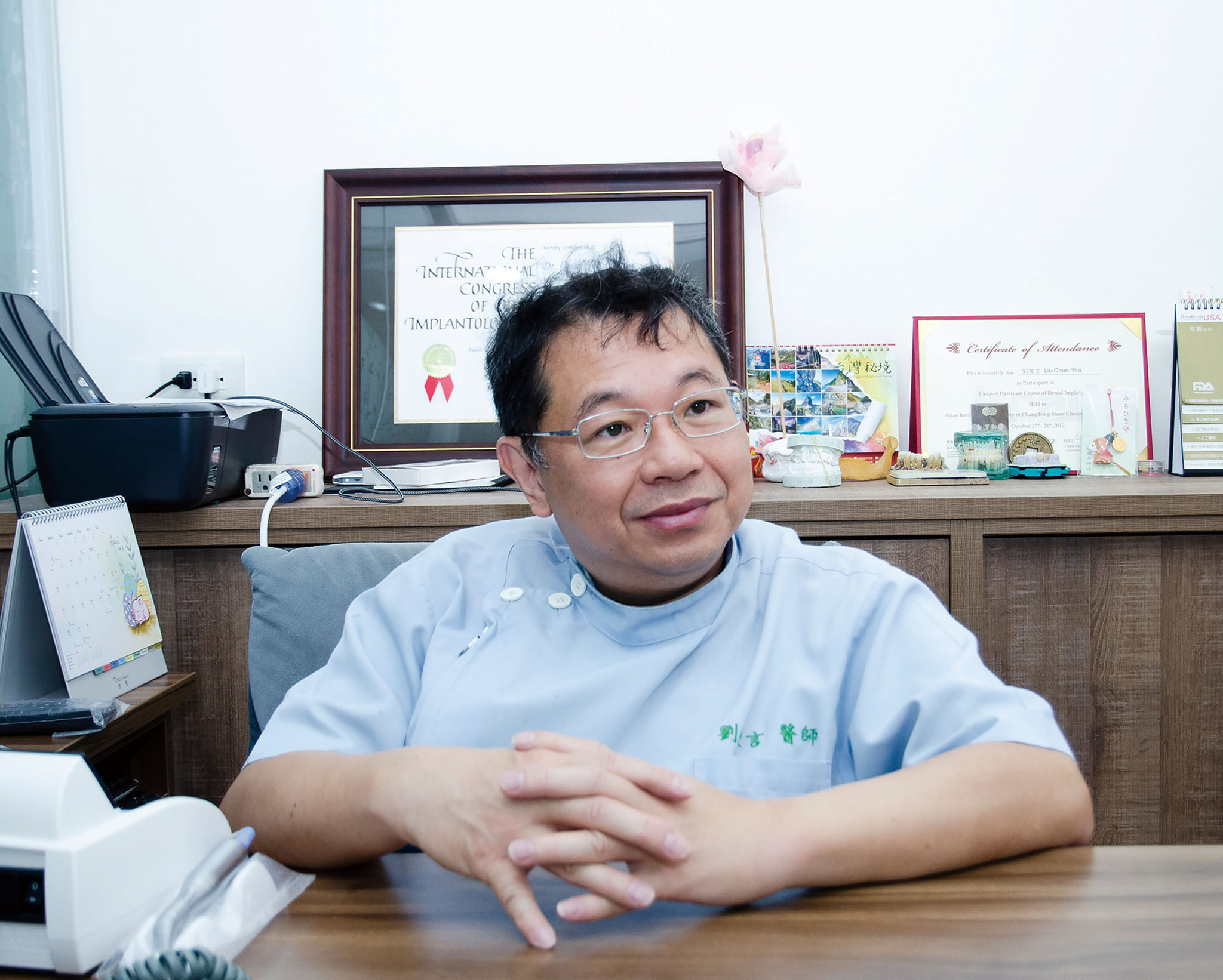 嘉銳牙醫診所院長劉俊言醫師暢談口腔衛生的重要性。