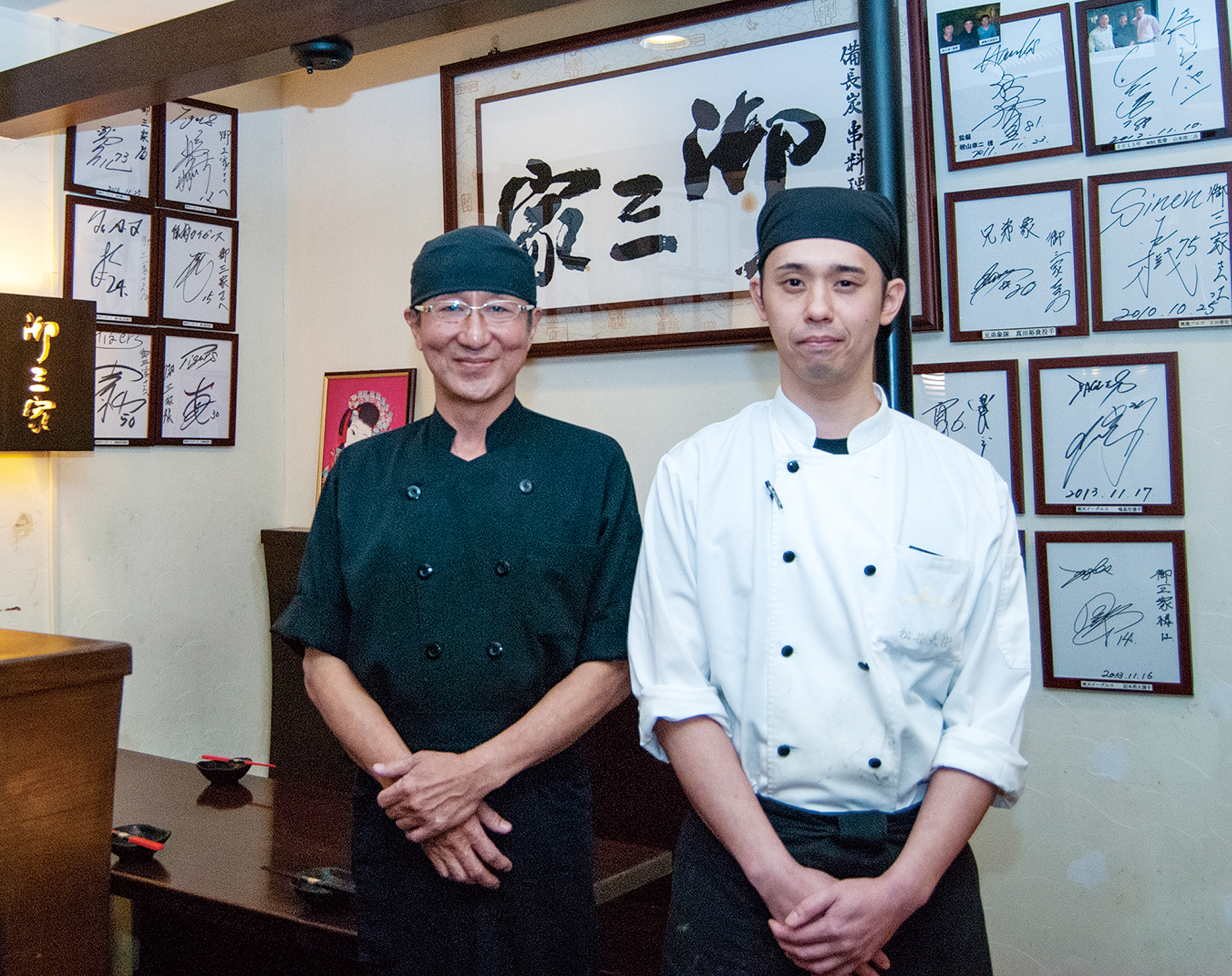 西原社長與料理長松井大樹攜手帶給客人最貼近日本的美味。