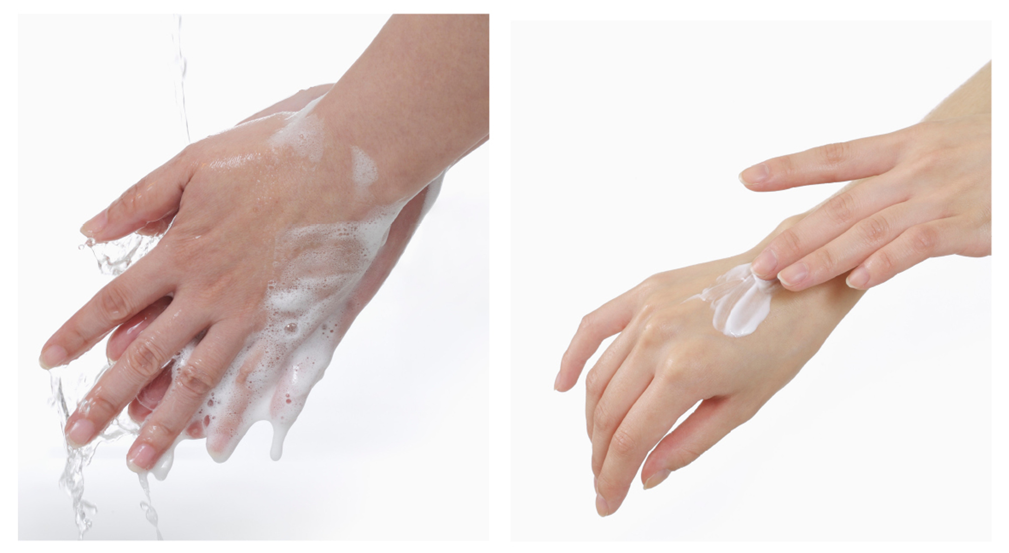 清潔後皮膚後，塗抹保濕用品，保持皮膚濕潤度。
