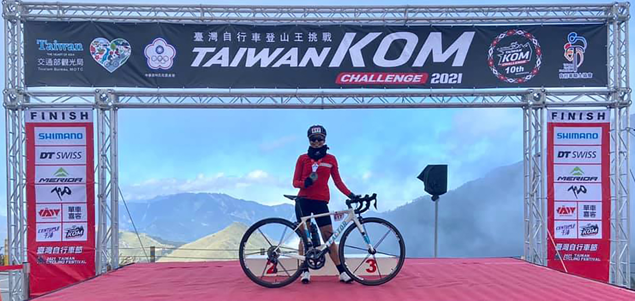 侯以理的第四次台灣自行車登山王挑戰Taiwan KOM Challenge也是KOM的10週年。