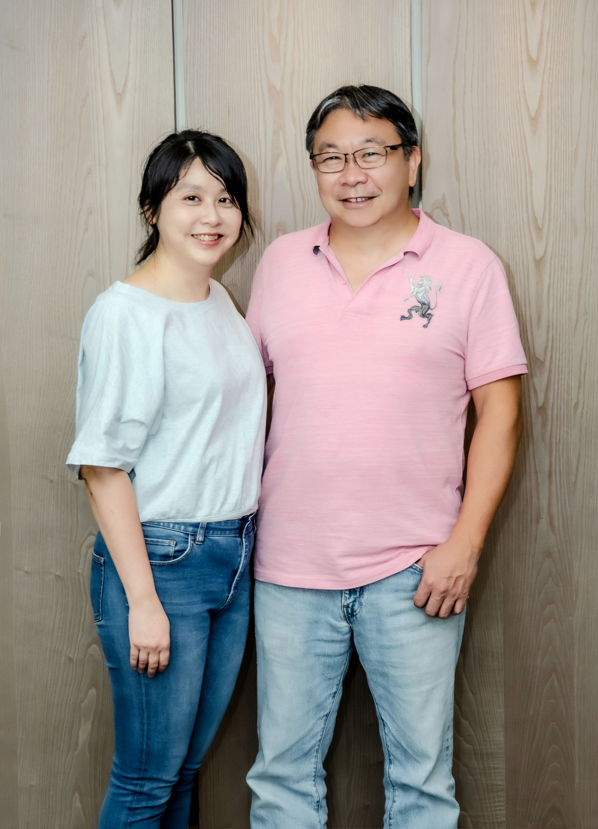 林裕展與太太周昱秀攜手度過企業難關。