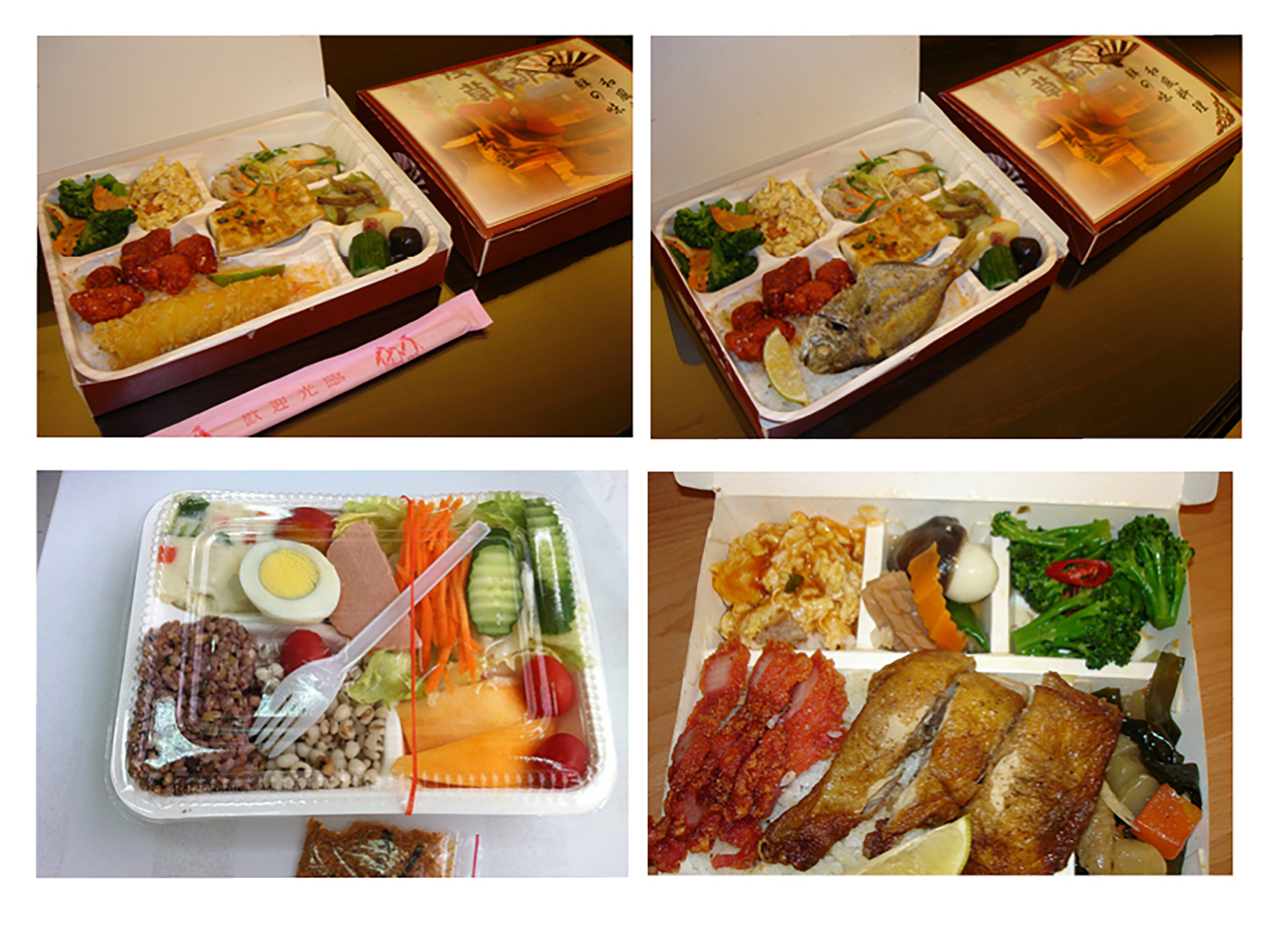 喬雅針對客戶需求推出各式餐盒，也有客製化的健康輕食餐盒。