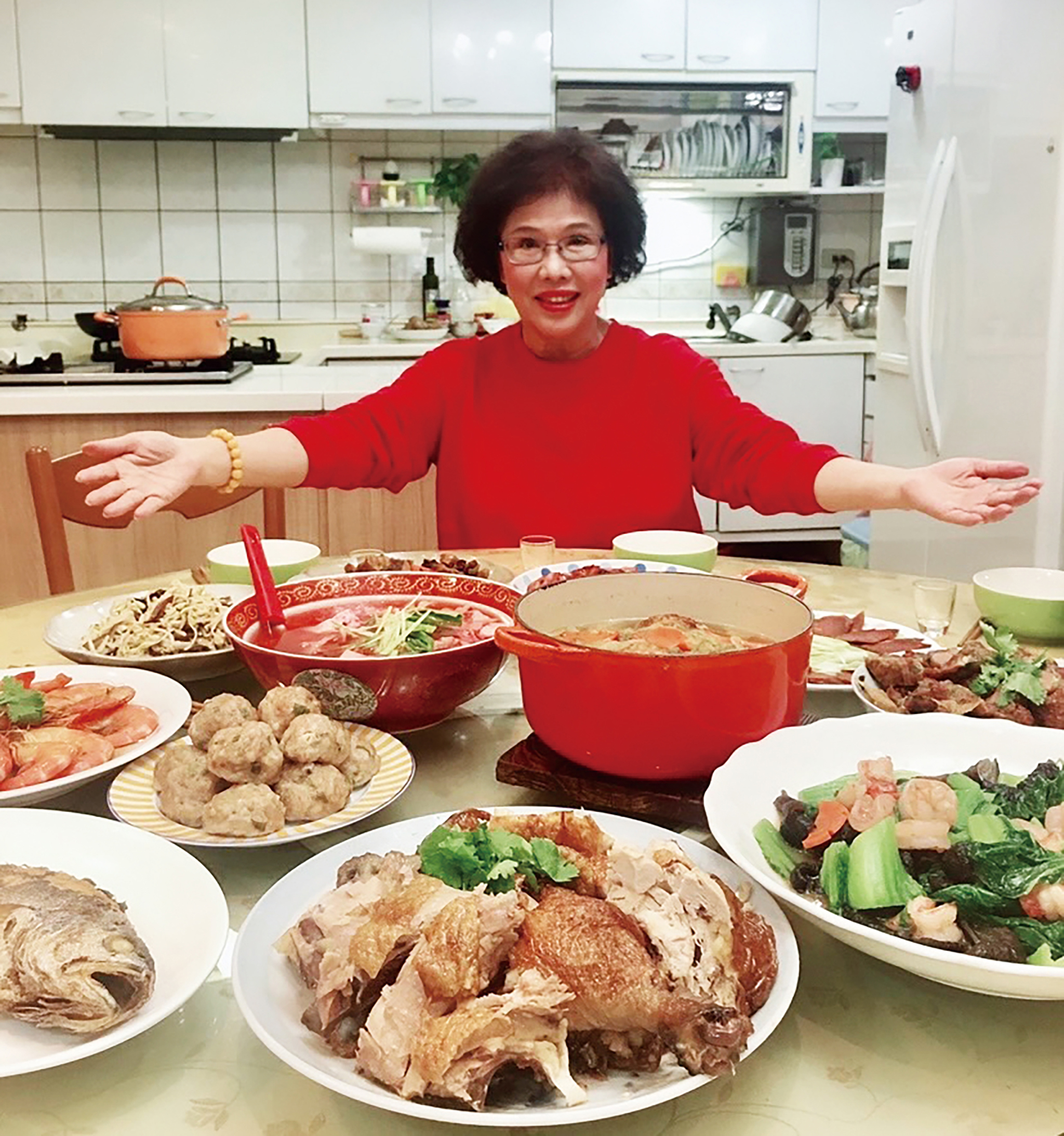 烹飪大師林美慧分享記憶中的美食。