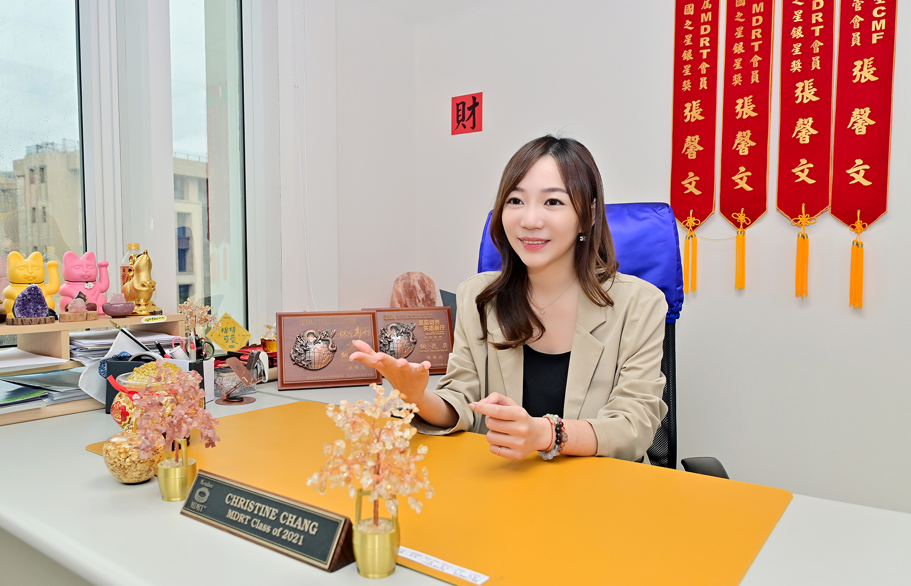 永達保險經紀人公司業務籌備協理張馨文。