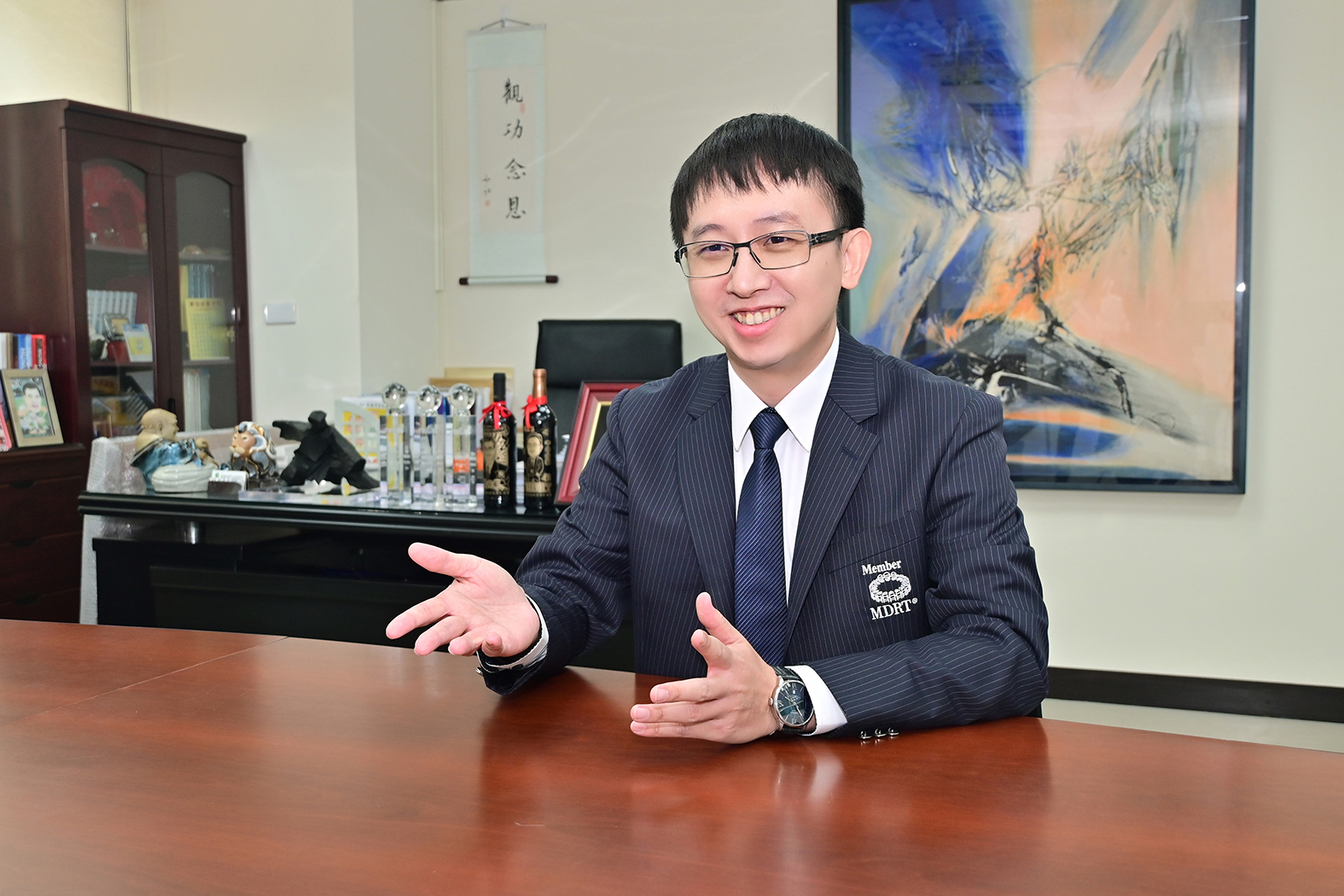 永達保險經紀人公司業務儲備協理陳祥庭。