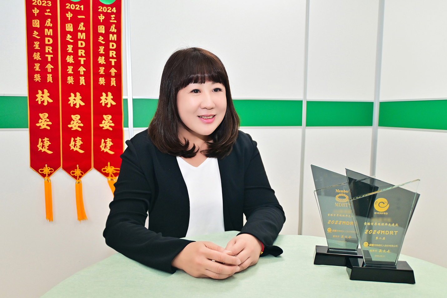 永達保險經紀人業務儲備協理林晏婕。