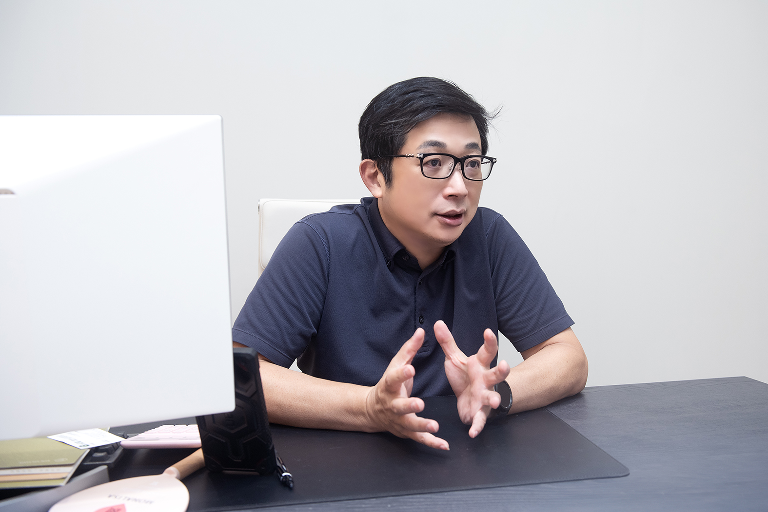 林暘朝醫師分享青醫美診所的理念與優勢。
