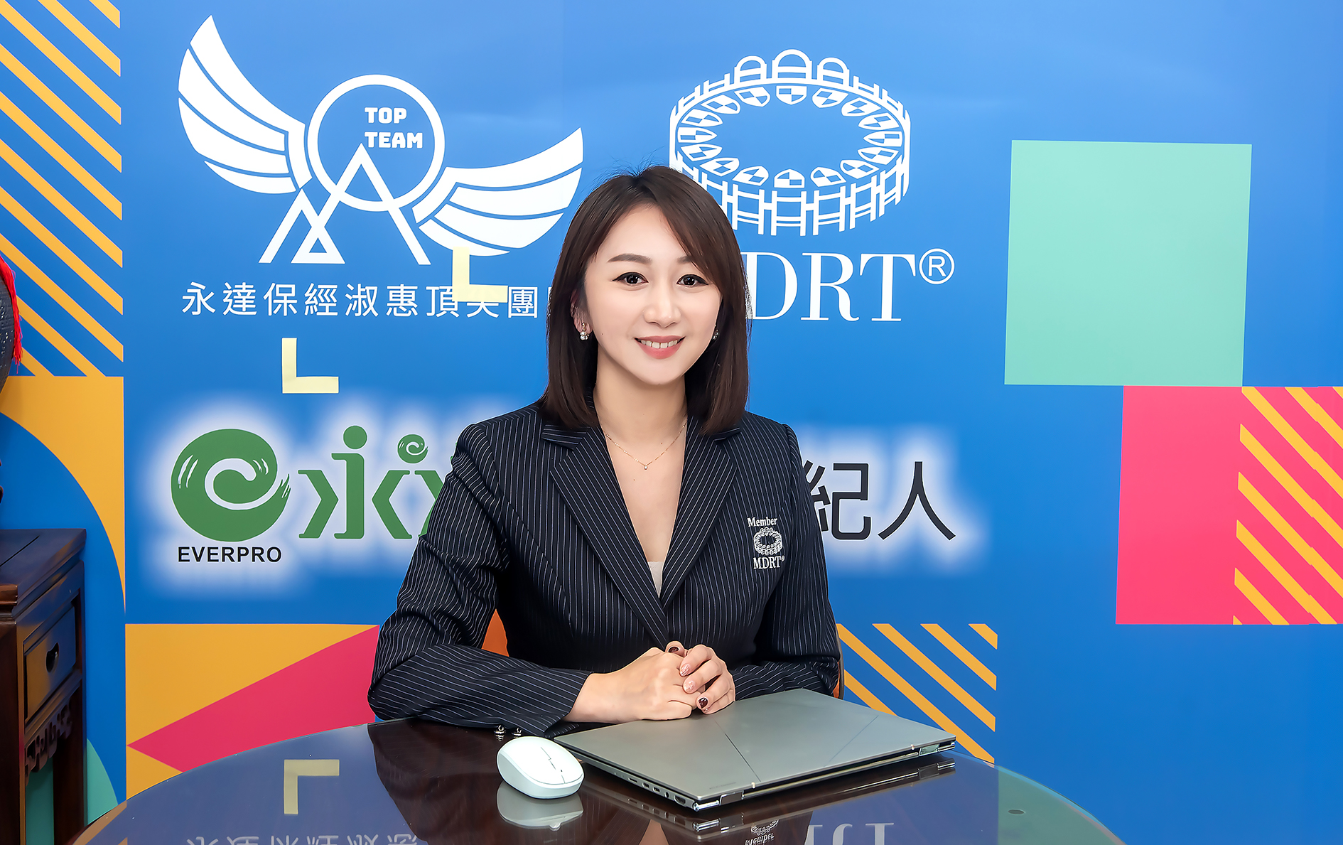 永達保險經紀人業務儲備協理蔡宛伶。