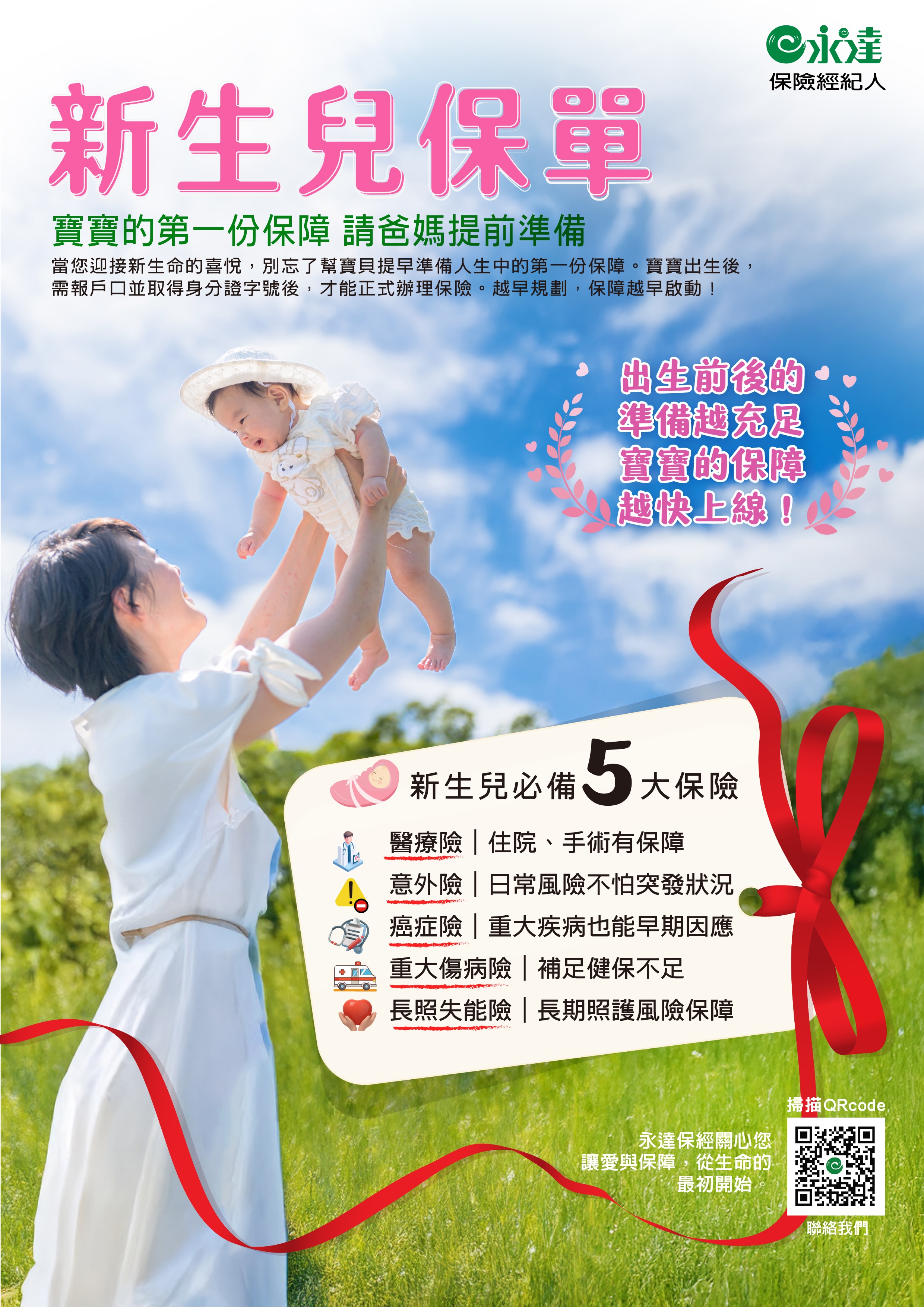 新生兒保單 寶寶的第一份保障 請爸媽提前準備