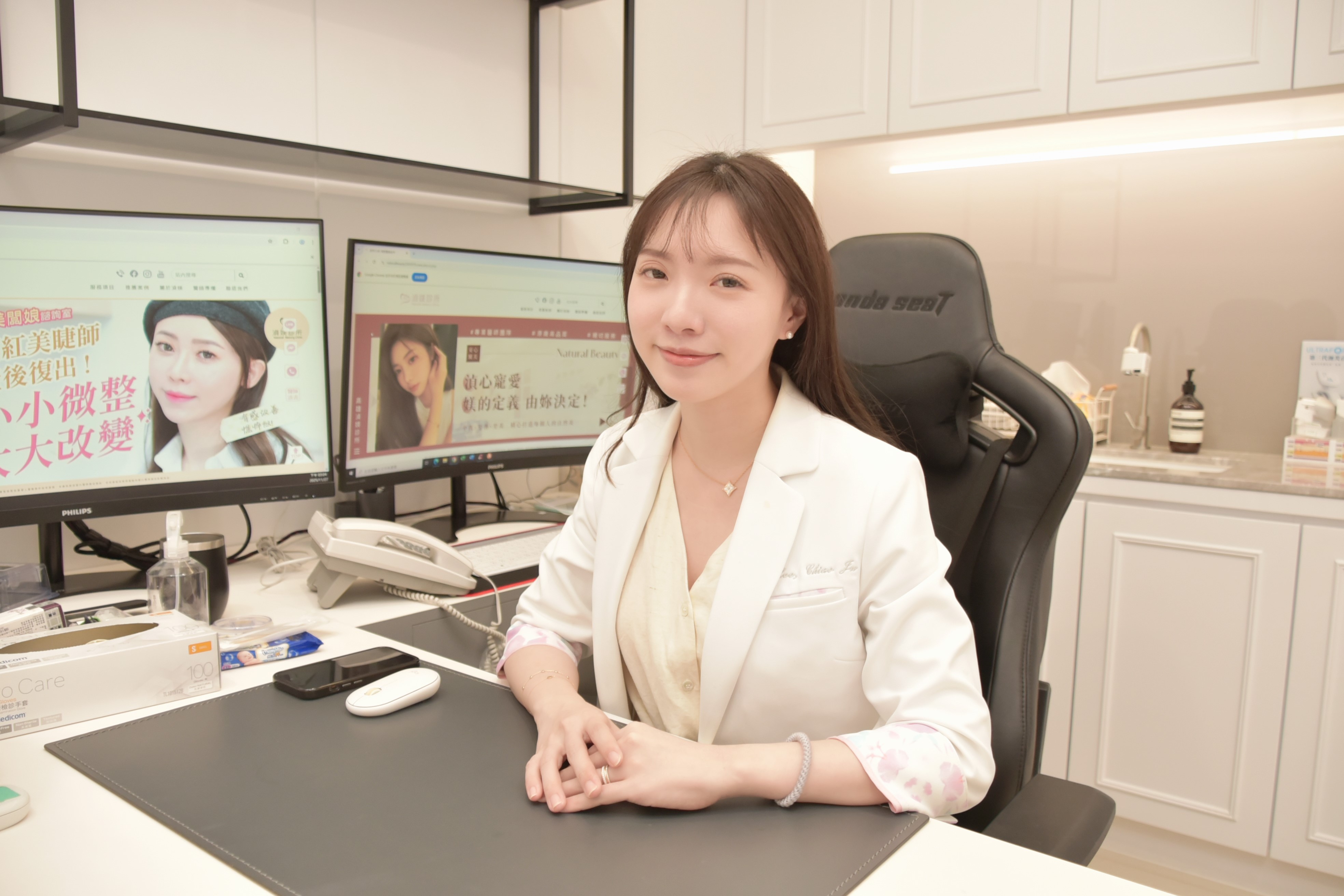 李蕎如醫師堅持花時間找出客戶真正需求。