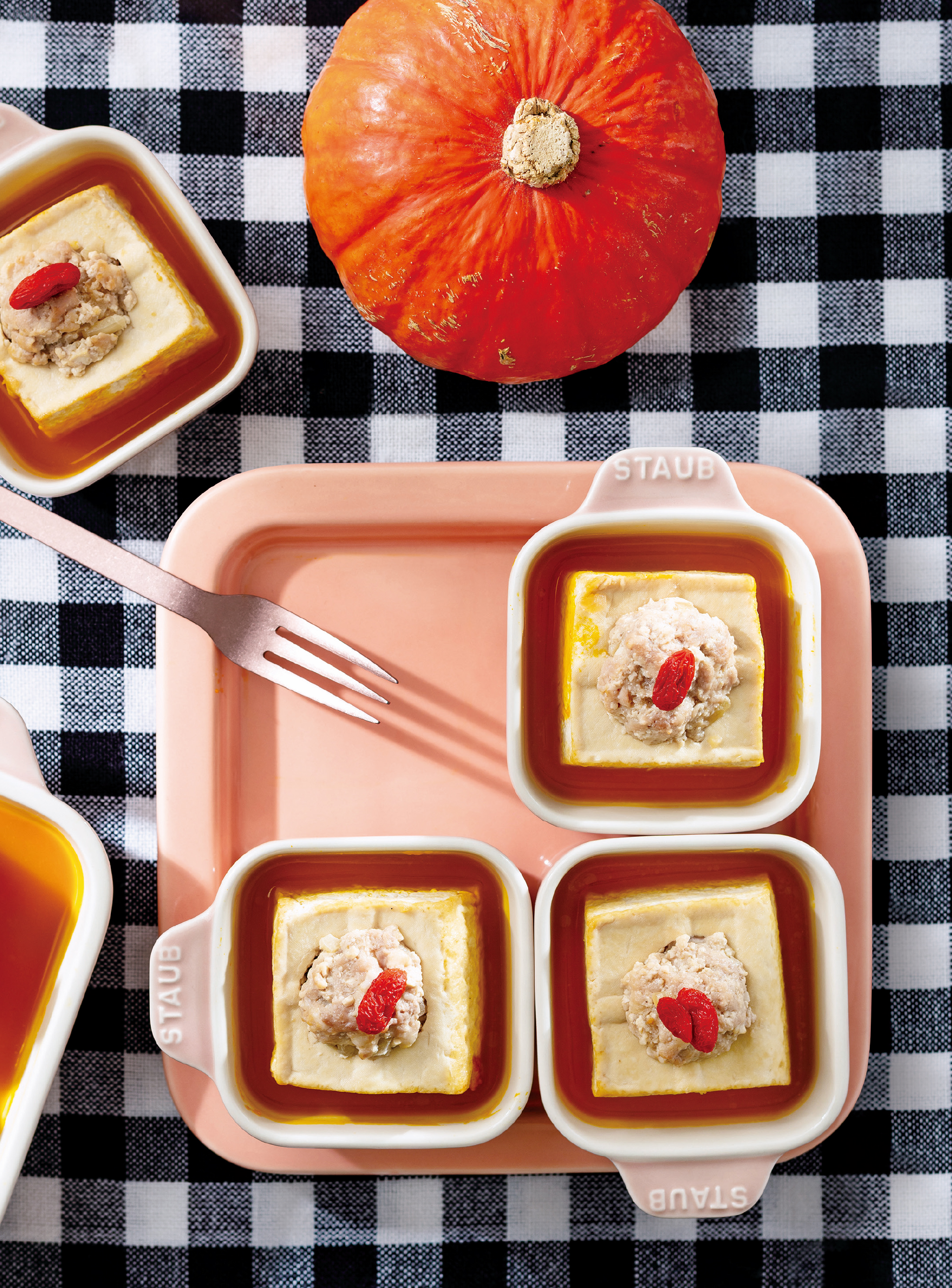 金瓜絞肉鑲豆腐